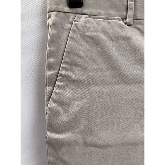 Express Photographer Mens Straight Leg Flat Front Dress Pants Beige Size 31/32 - Picture 8 of 8